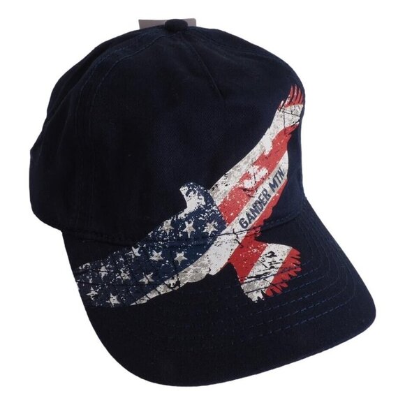 Gander Mtn Navy Eagle Americana Baseball Cap One Size Adjustable - Picture 2 of 8